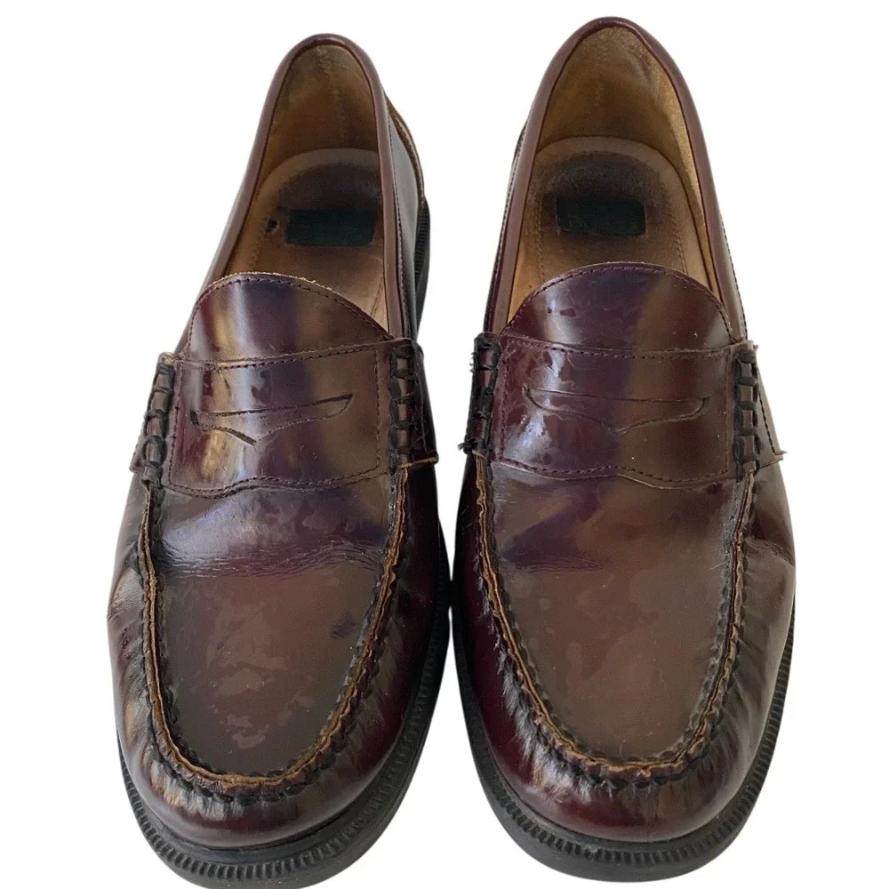 Nunn Bush Leather Loafer Dress Shoes Slip On Comfort Classic Office 11M Preowned